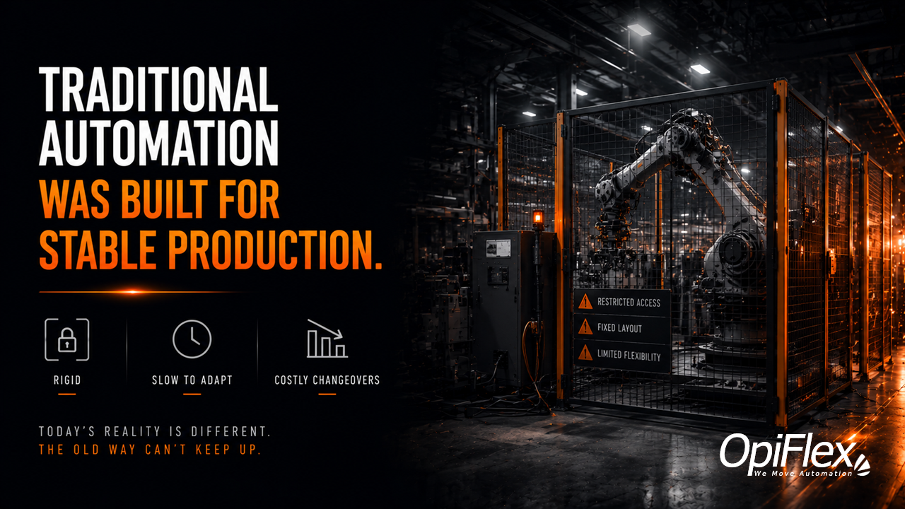 Traditional automation was built for stable production